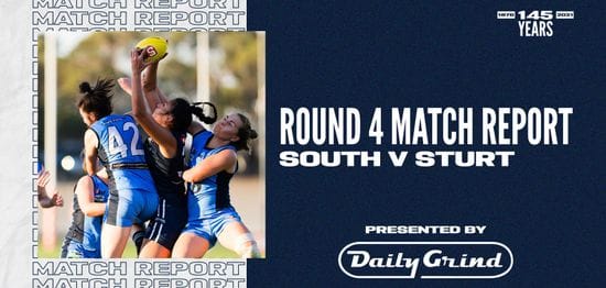 Daily Grind Women's Match Report: Round 4 vs Sturt